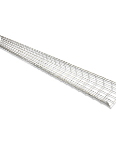 Cable tray 105x200 HxW rm galv. integr. connector stackable